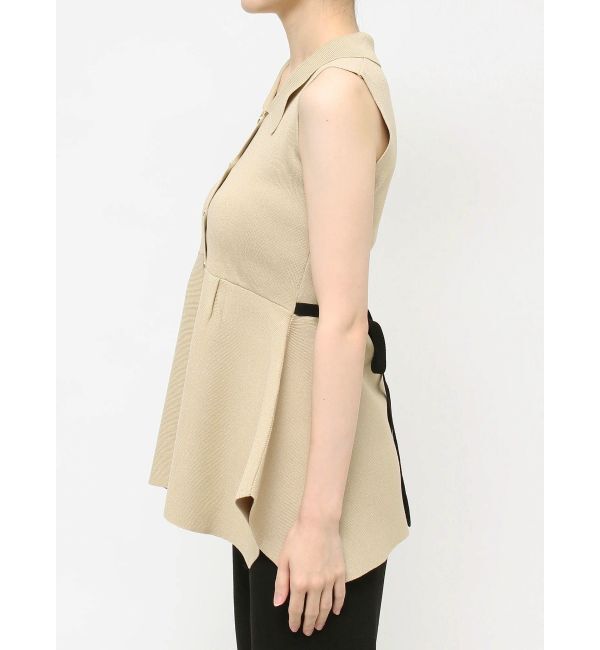 dazzlin「ペプラムニットジレ」|ニット・セーター|