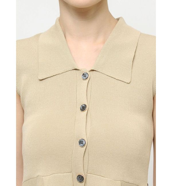 dazzlin「ペプラムニットジレ」|ニット・セーター|