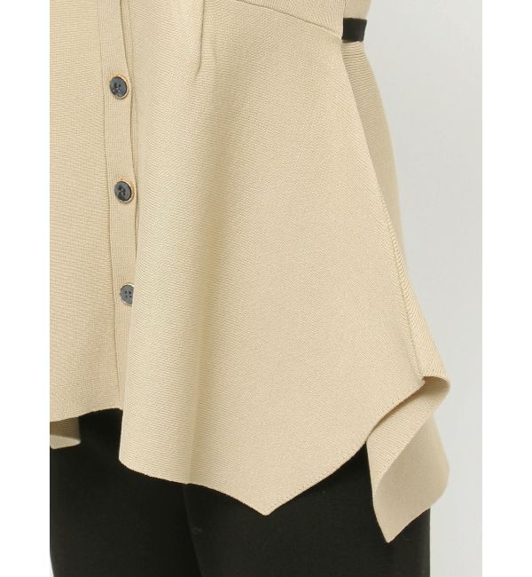 dazzlin「ペプラムニットジレ」|ニット・セーター|