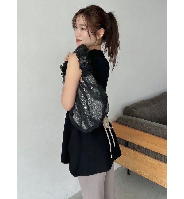 dazzlin「ペプラムニットジレ」|ニット・セーター|