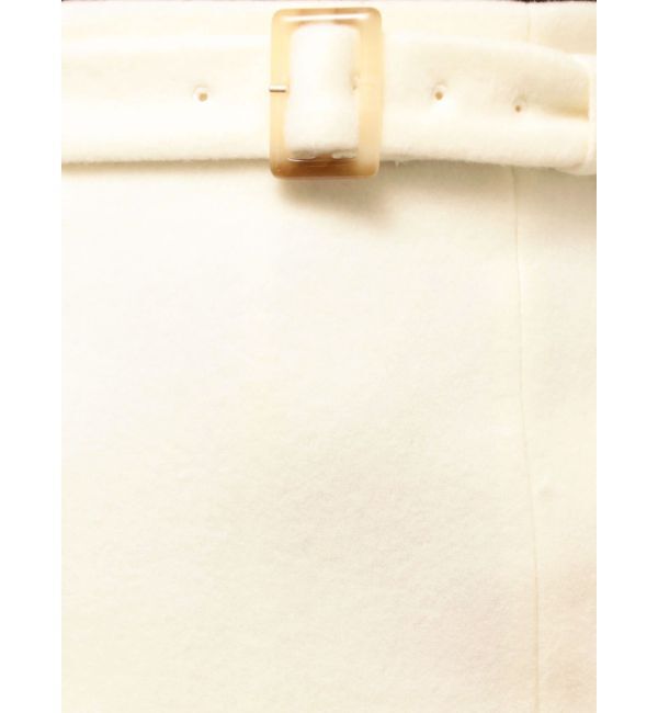 MERCURYDUO「ウールベルテッドミニスカート」|スカート|