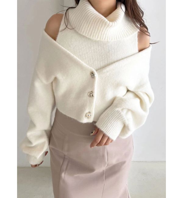 MERCURYDUO「オフタートルアンサンブル」|ニット・セーター|