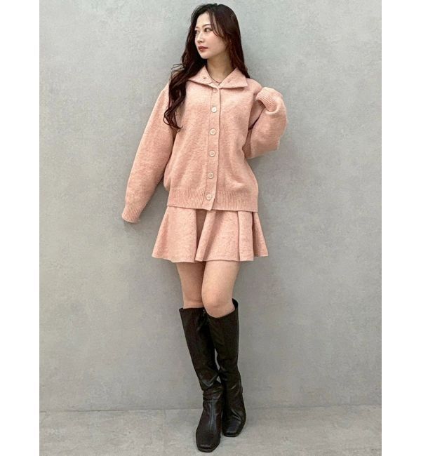 MERCURYDUO「【追加生産】メランジニットセットアップ」|ワンピース|