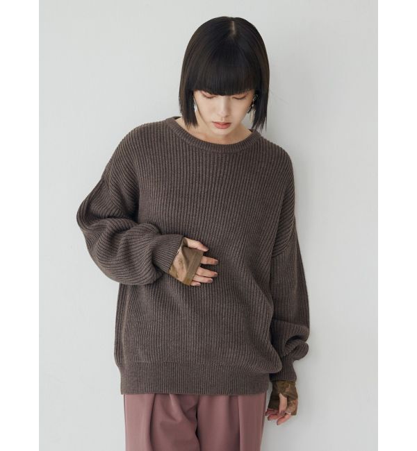 MURUA「バルキーコットンオーバーニット」|ニット・セーター|