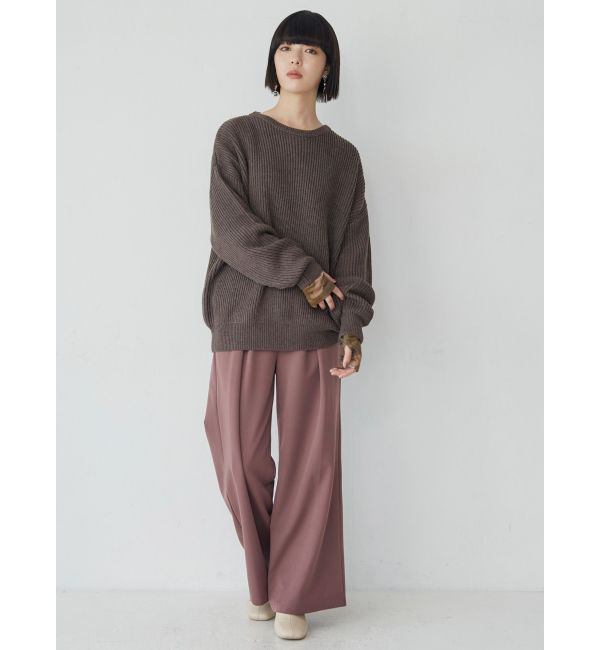 MURUA「バルキーコットンオーバーニット」|ニット・セーター|