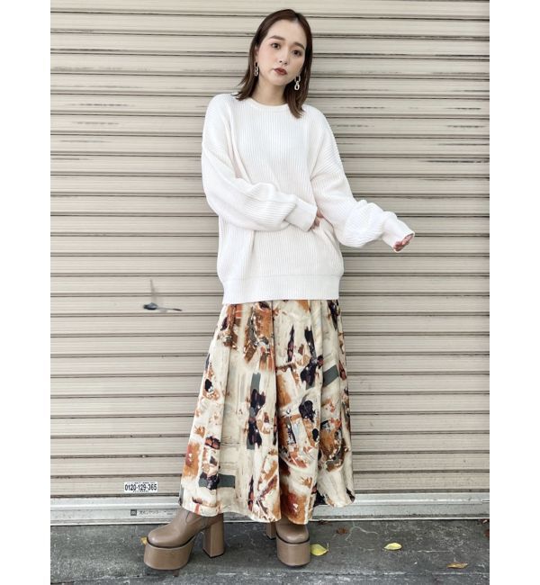 MURUA「バルキーコットンオーバーニット」|ニット・セーター|