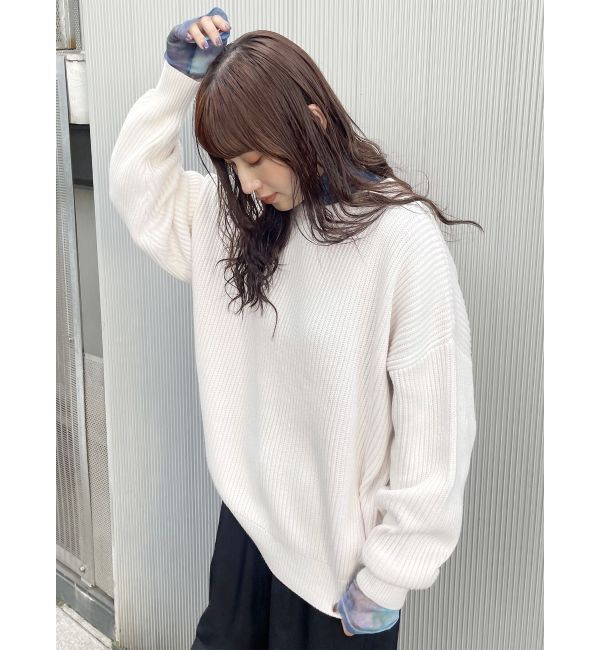 MURUA「バルキーコットンオーバーニット」|ニット・セーター|