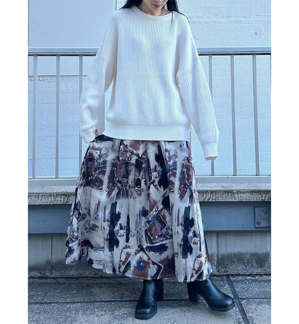 MURUA「バルキーコットンオーバーニット」|ニット・セーター|