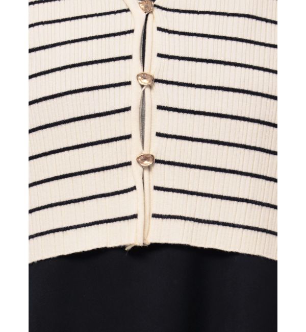 LAGUNAMOON「シアーデザインカーデセットキャミワンピース」|ワンピース|