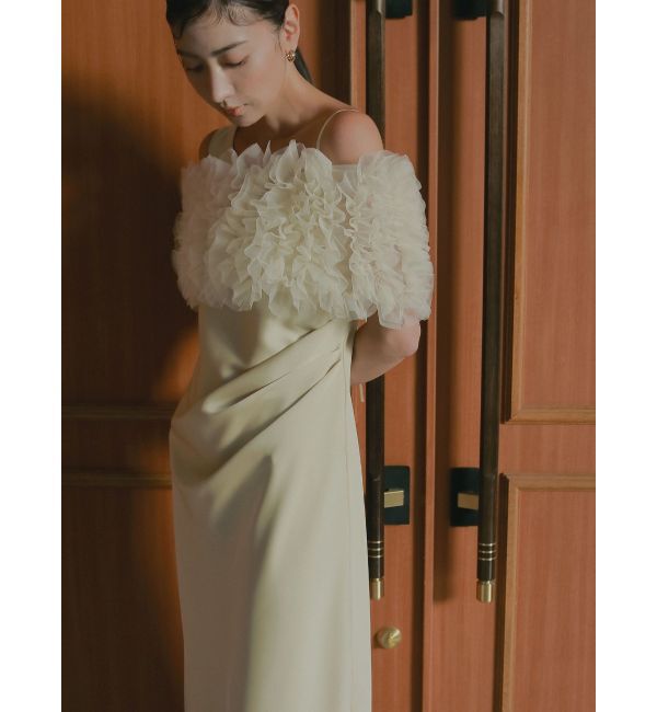 LAGUNAMOON「【ソンイさんコラボ】LADYチュールショールキャミドレス」|ドレス|