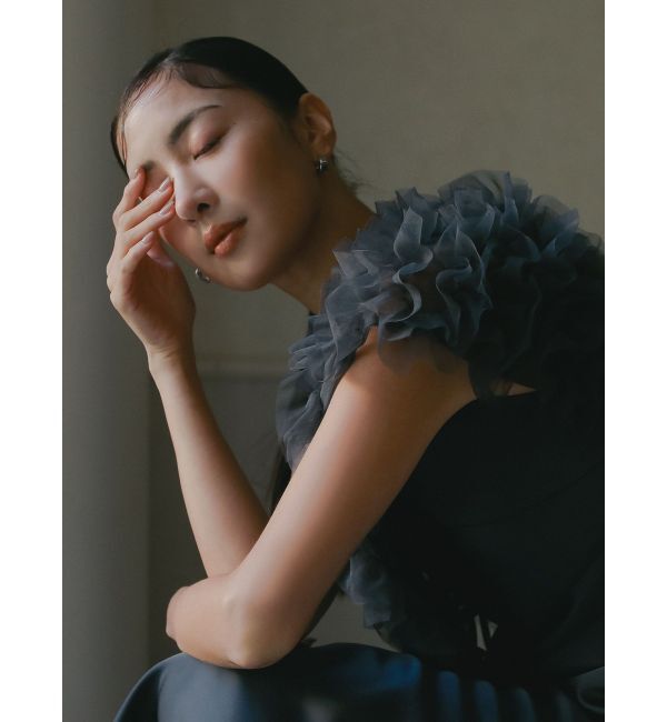 LAGUNAMOON「【ソンイさんコラボ】LADYチュールショールキャミドレス」|ドレス|