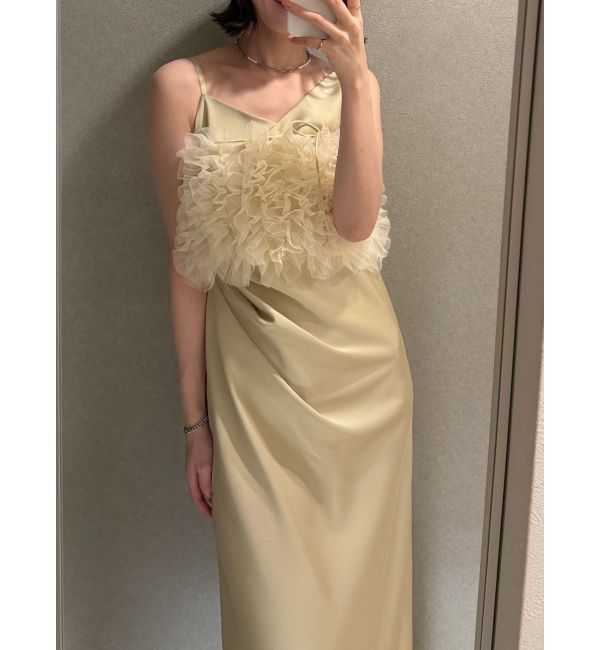 LAGUNAMOON「【ソンイさんコラボ】LADYチュールショールキャミドレス」|ドレス|