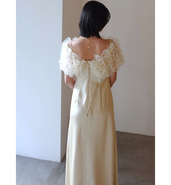 LAGUNAMOON「【ソンイさんコラボ】LADYチュールショールキャミドレス」|ドレス|