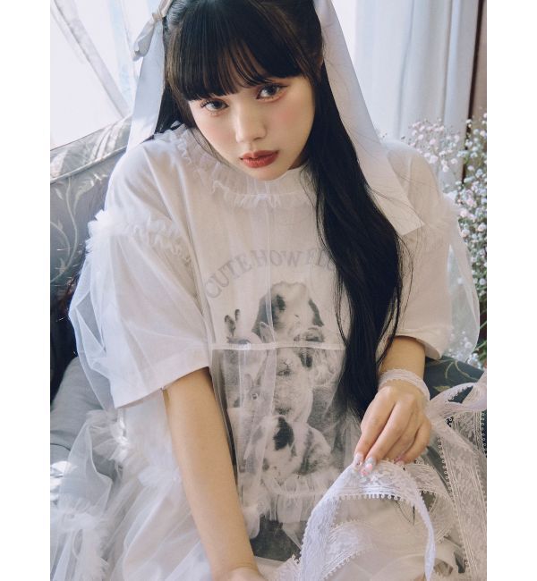 merry jenny「fluffy rabbit tee」|Tシャツ・カットソー|