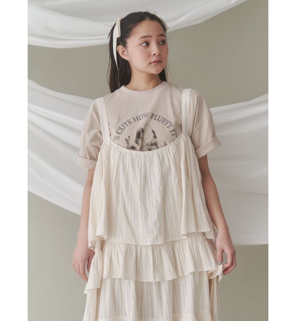 merry jenny「fluffy rabbit tee」|Tシャツ・カットソー|