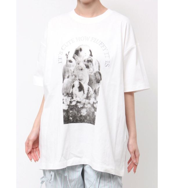 merry jenny「fluffy rabbit tee」|Tシャツ・カットソー|