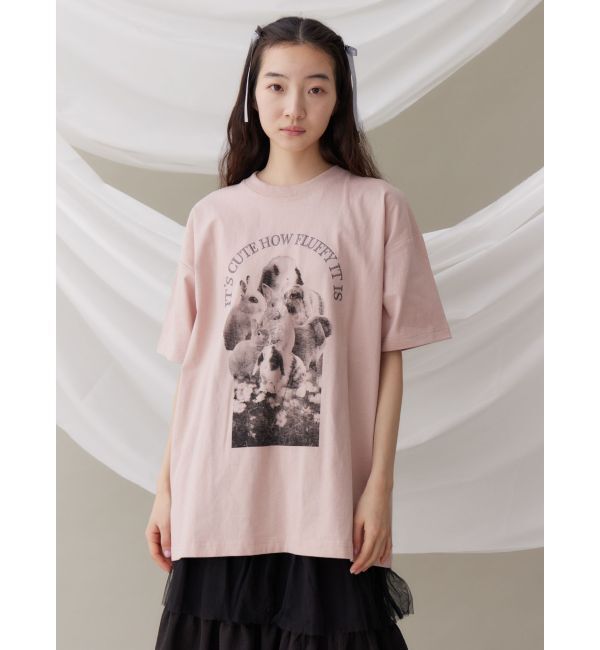 merry jenny「fluffy rabbit tee」|Tシャツ・カットソー|