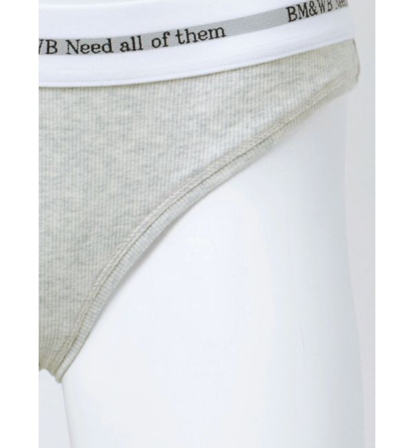 GYDA「BM＆WB JQリブUNDERWEAR」|インナー|