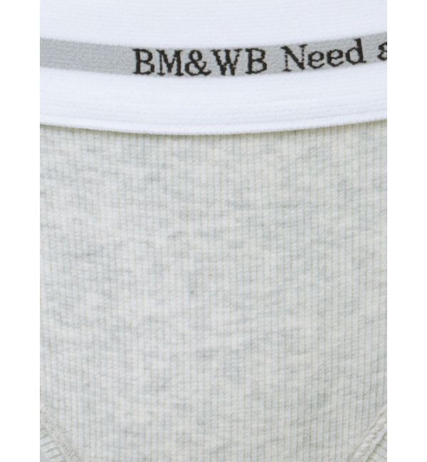 GYDA「BM＆WB JQリブUNDERWEAR」|インナー|