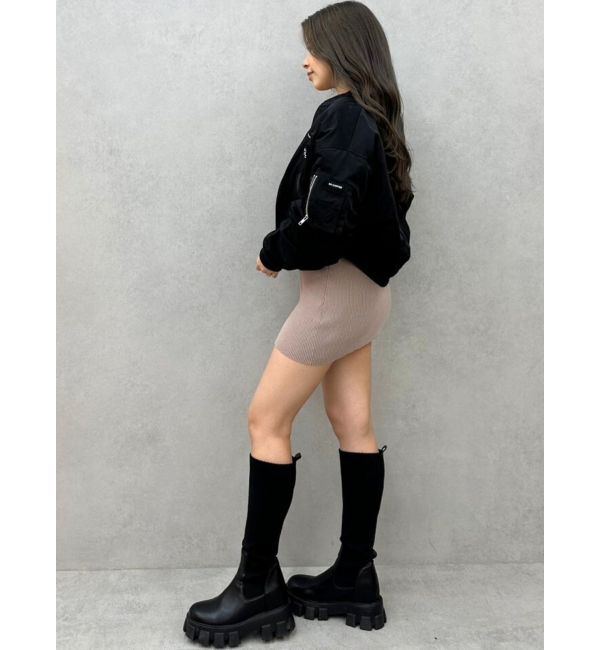 GYDA「NO COFFEE NO GYDAショートMA1」|ブルゾン・スタジャン|