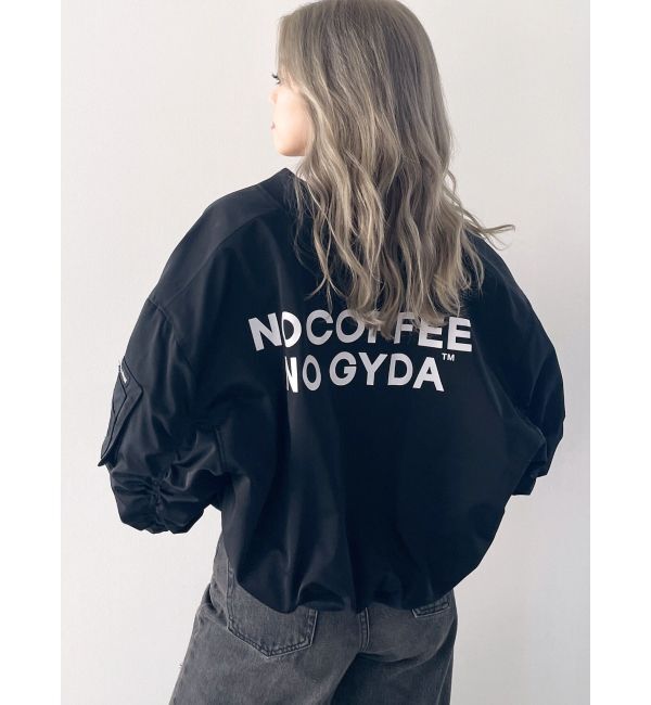 GYDA「NO COFFEE NO GYDAショートMA1」|ブルゾン・スタジャン|