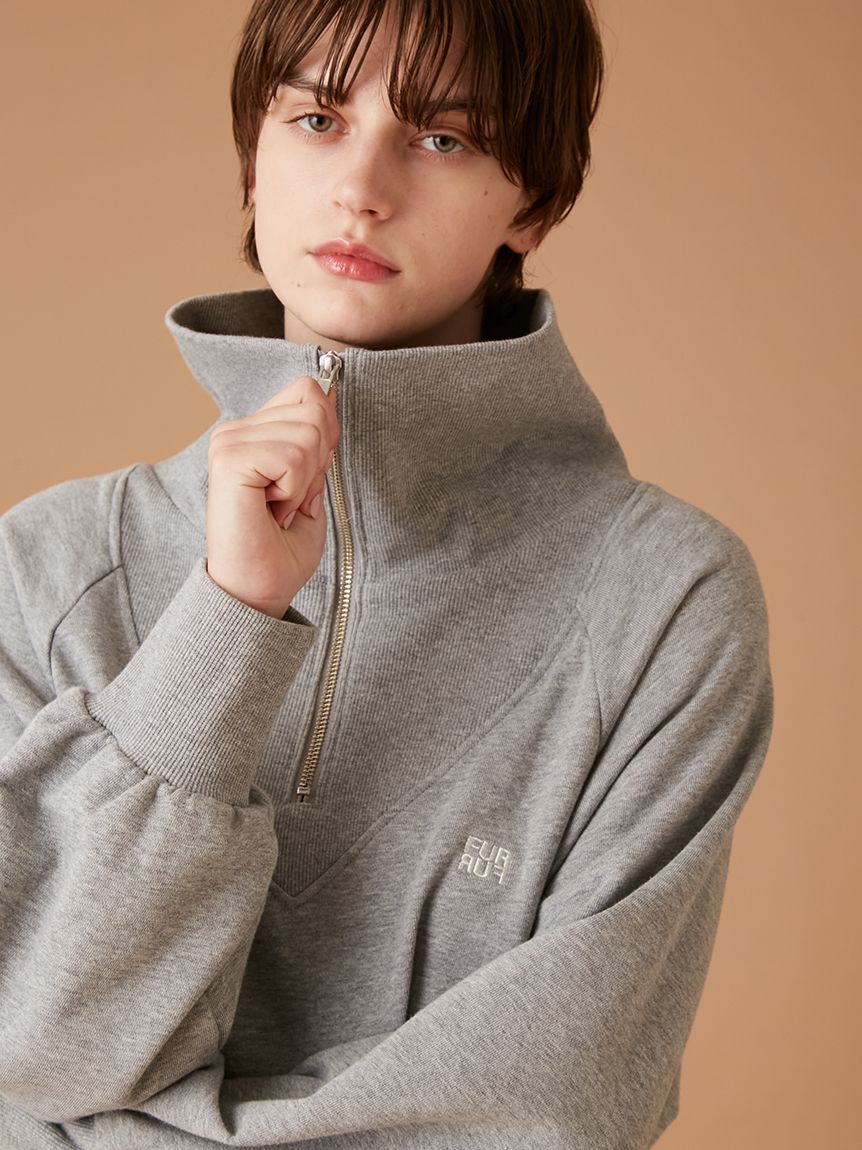 FURFUR「ハーフジップスウェットミニワンピース」|ワンピース|