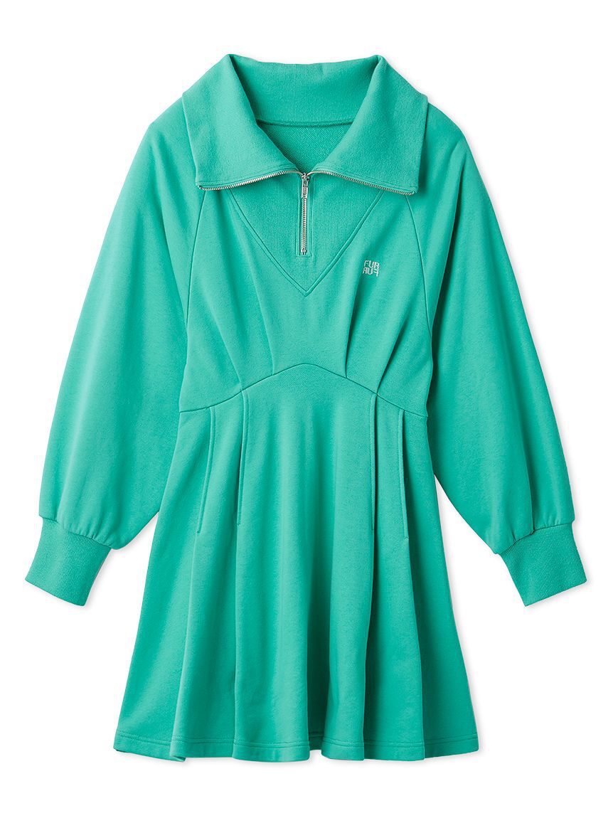 FURFUR「ハーフジップスウェットミニワンピース」|ワンピース|