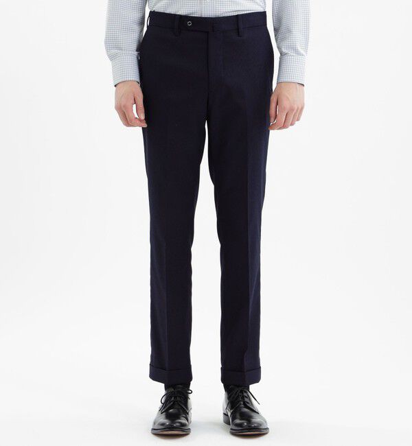 MACKINTOSH PHILOSOPHY「トロッター トラウザーズ #000（ナンバーゼロ）バーズアイストレッチ リサイクル」|スラックス|