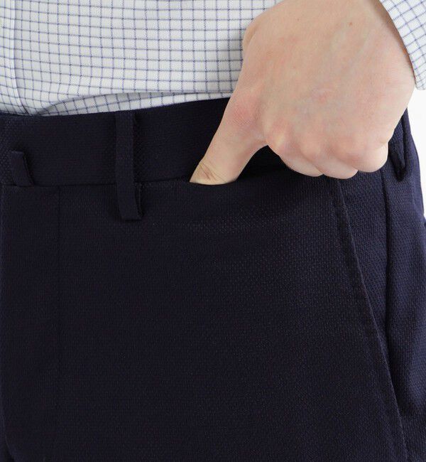 MACKINTOSH PHILOSOPHY「トロッター トラウザーズ #000（ナンバーゼロ）バーズアイストレッチ リサイクル」|スラックス|