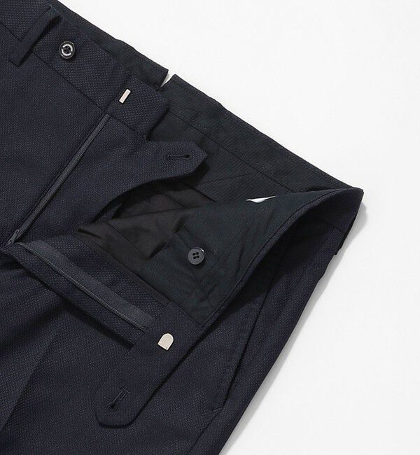 MACKINTOSH PHILOSOPHY「トロッター トラウザーズ #000（ナンバーゼロ）バーズアイストレッチ リサイクル」|スラックス|