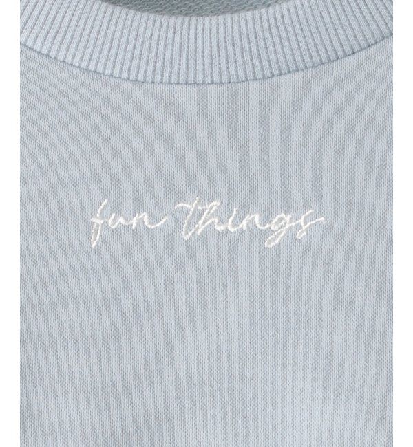 ikka kids「裾シフォンレイヤード裏毛プルオーバー（120~160cm）」|Tシャツ・カットソー|