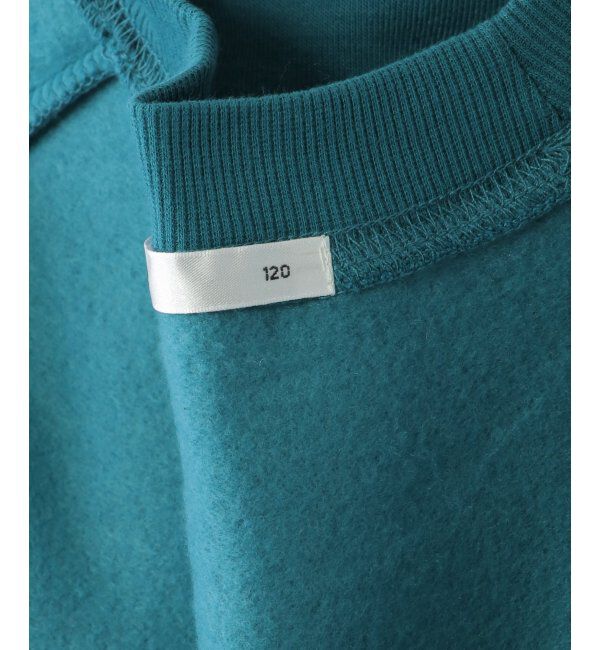 ikka kids「裏起毛裾レイヤードワッペントレーナー（120~160cm）」|Tシャツ・カットソー|