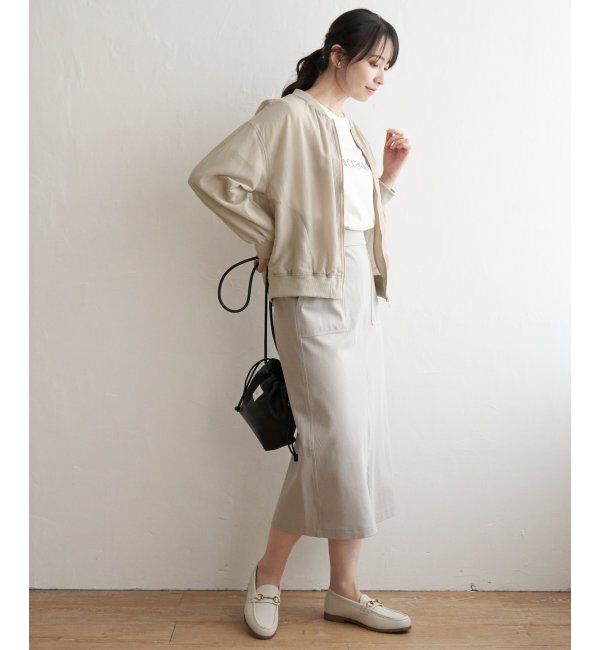 ikka「シアMA-1」|ブルゾン・スタジャン|