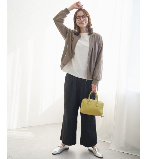 ikka「【雑誌InRed5月号掲載】シアーリブブルゾン」|ブルゾン・スタジャン|