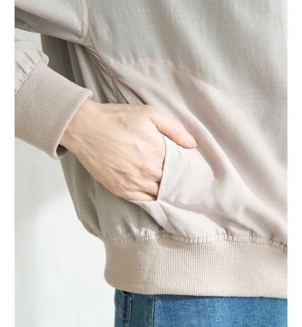 ikka「【雑誌InRed5月号掲載】シアーリブブルゾン」|ブルゾン・スタジャン|