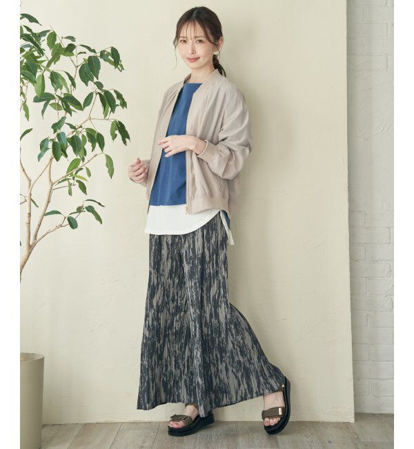 ikka「【雑誌InRed5月号掲載】シアーリブブルゾン」|ブルゾン・スタジャン|