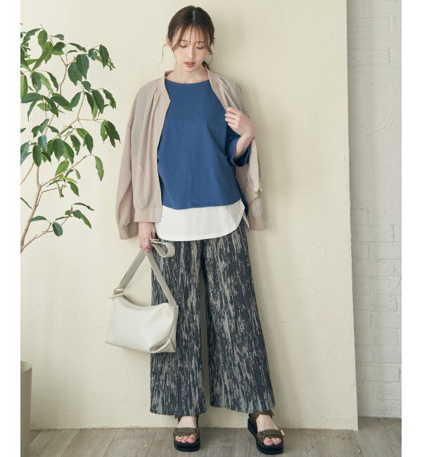 ikka「【雑誌InRed5月号掲載】シアーリブブルゾン」|ブルゾン・スタジャン|