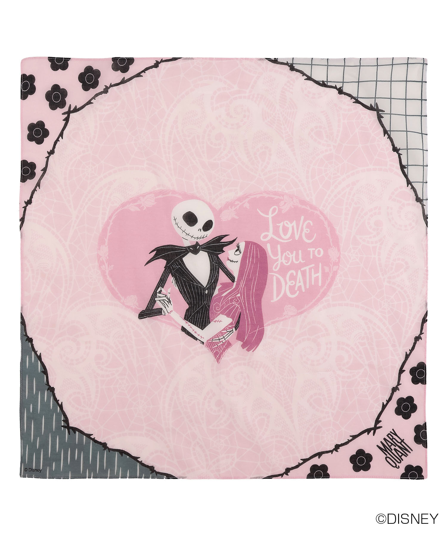 MARY QUANT「ジャック＆サリーデザイン ハンキーズ」|タオル|ライトピンク