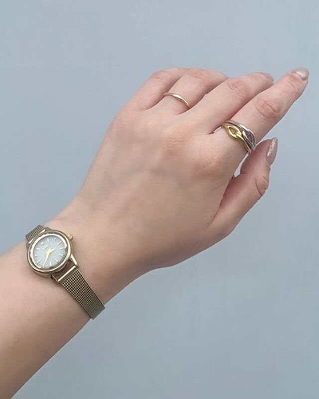  「silver925 ロープスモール リング (ニッケルフリー)」|リング|