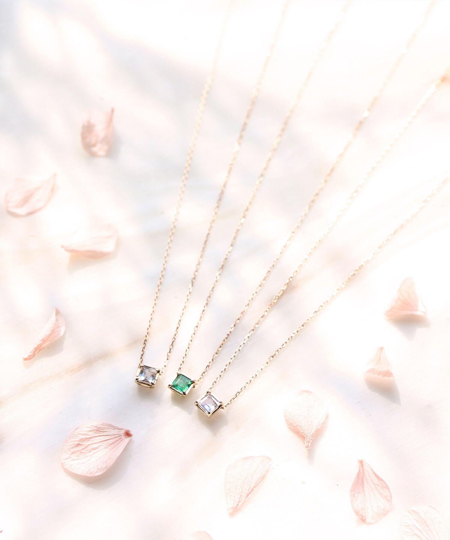 JUPITER「【シリーズ累計販売 4000点突破！】【K10】天然石ネックレス/3月誕生石/アクアマリン」|ネックレス|