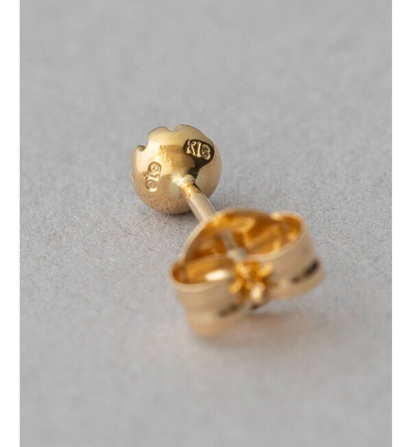 ete「K18YG フルール ピアス（誕生石 1・2・3・6・8・10・11・12月）」|ピアス|