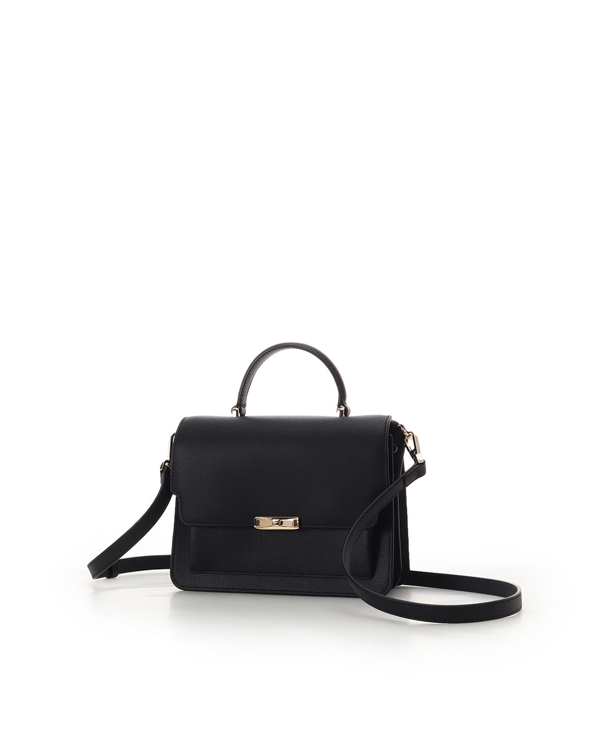 Samantha Thavasa「リボンモチーフ金具スプリットレザーワンハンドルバッグ」|ハンドバッグ|