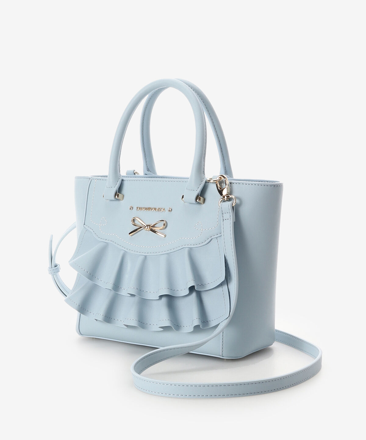 Samantha Vega「フリルリボンハンドバッグ（小）」|ハンドバッグ|