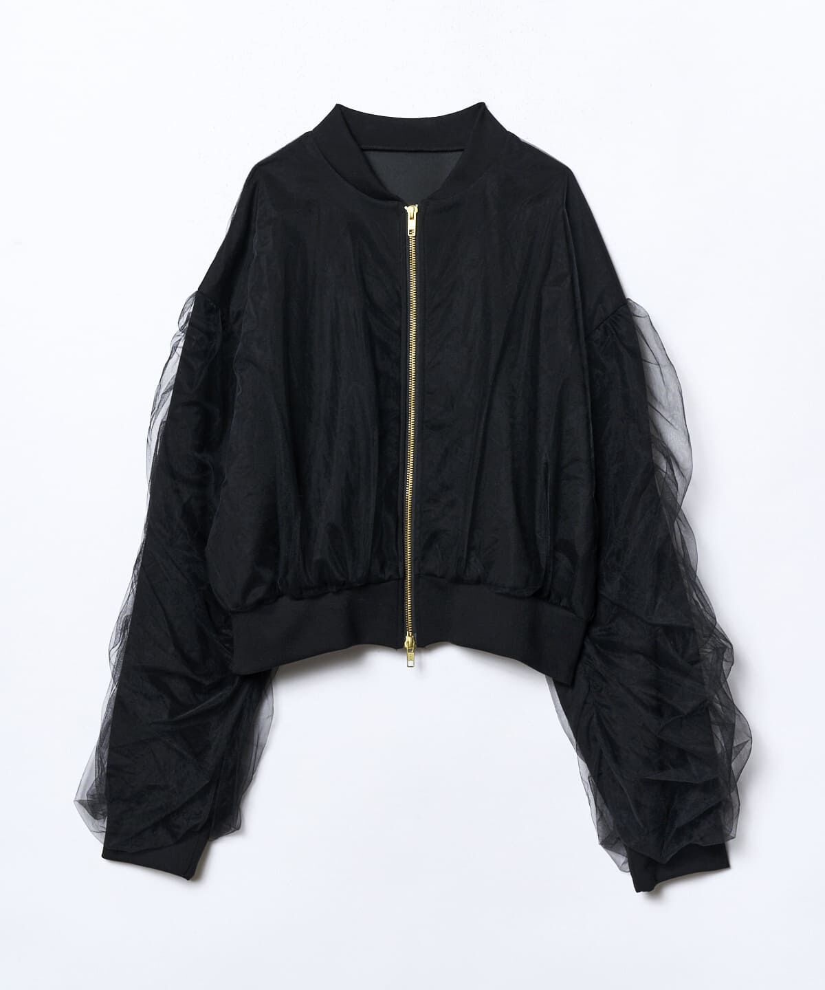 REDYAZEL「チュールレイヤードMA-1」|ブルゾン・スタジャン|