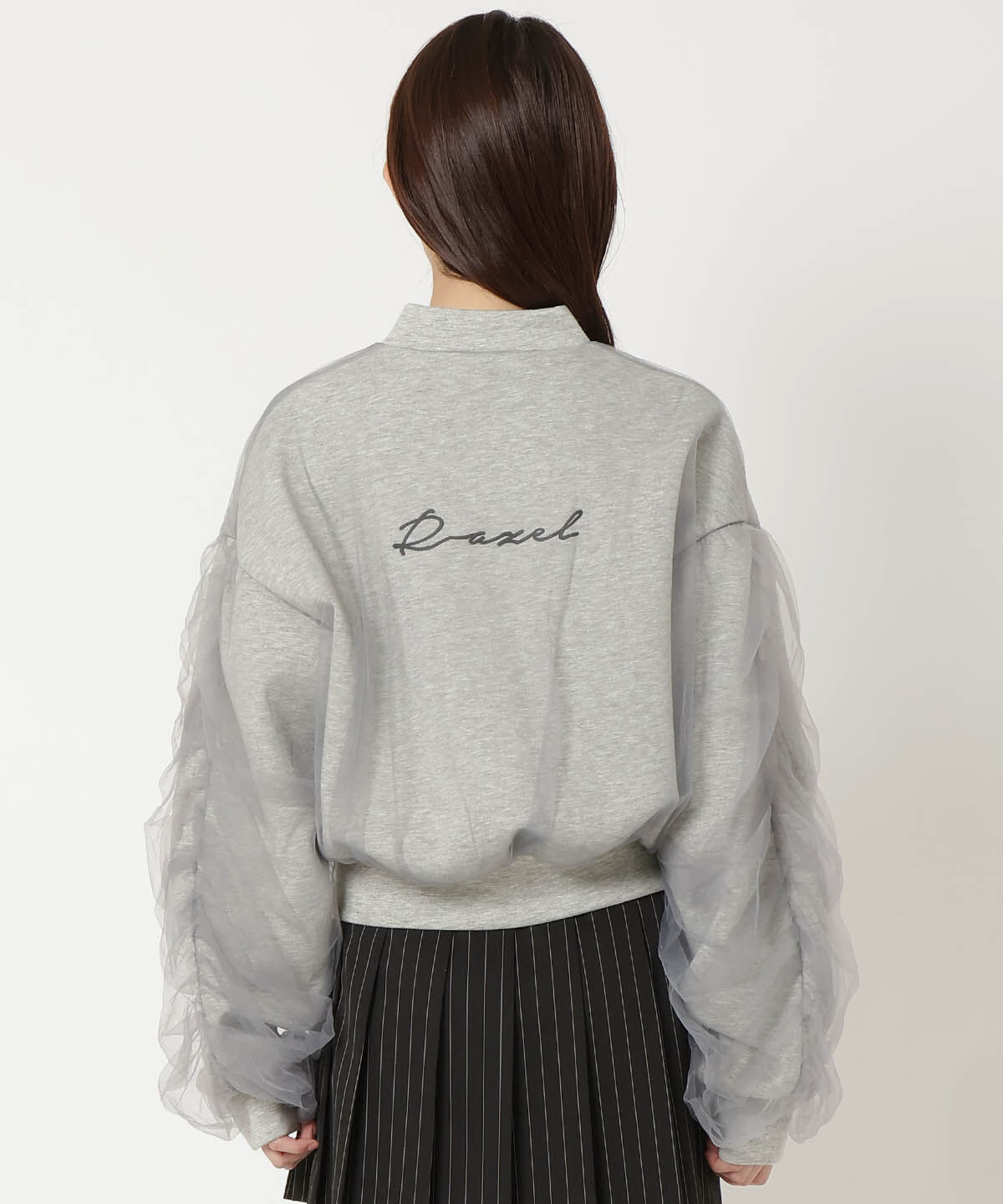 REDYAZEL「チュールレイヤードMA-1」|ブルゾン・スタジャン|