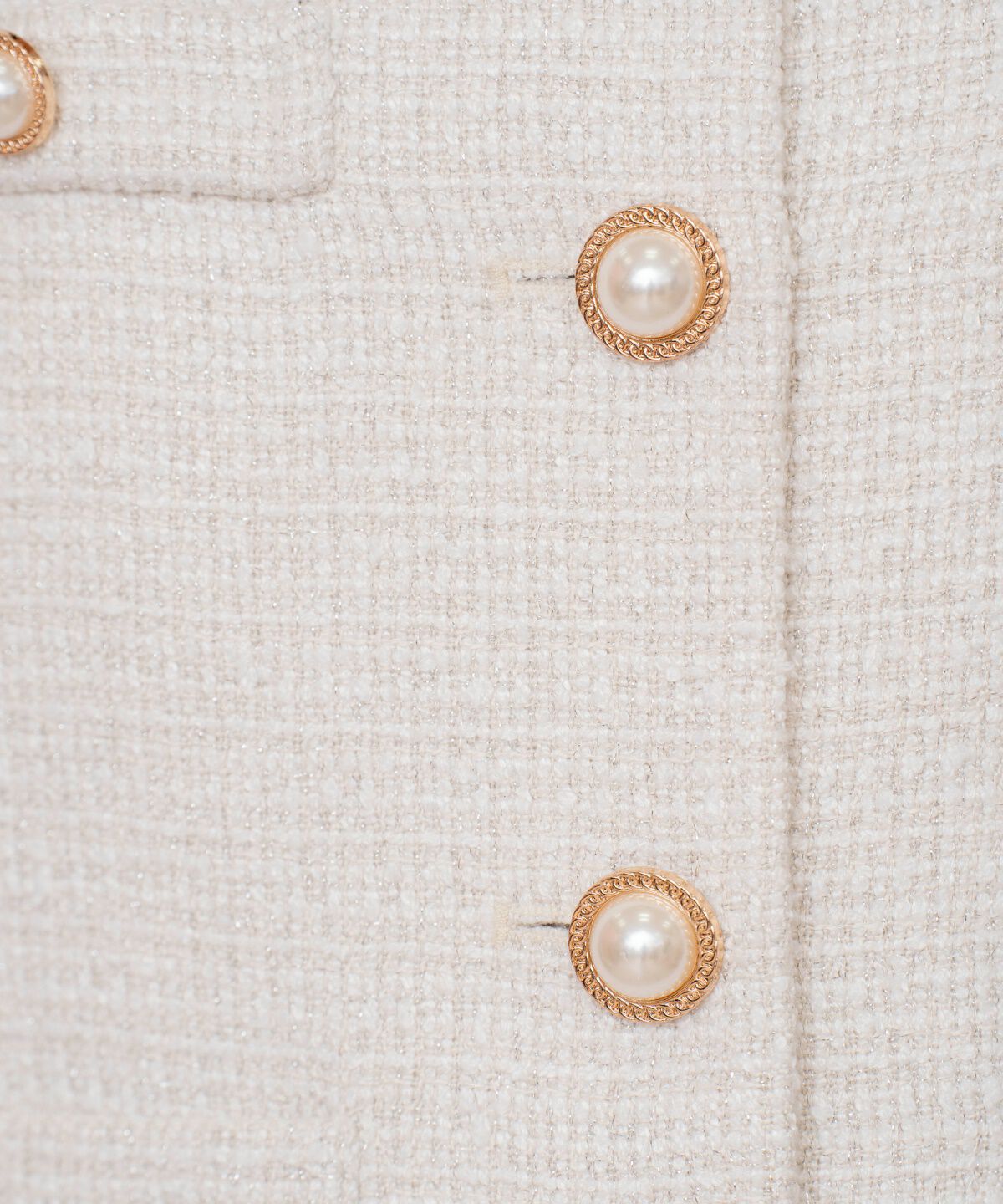 WILLSELECTION「ラメツイードノーカラージャケット」|ノーカラージャケット|