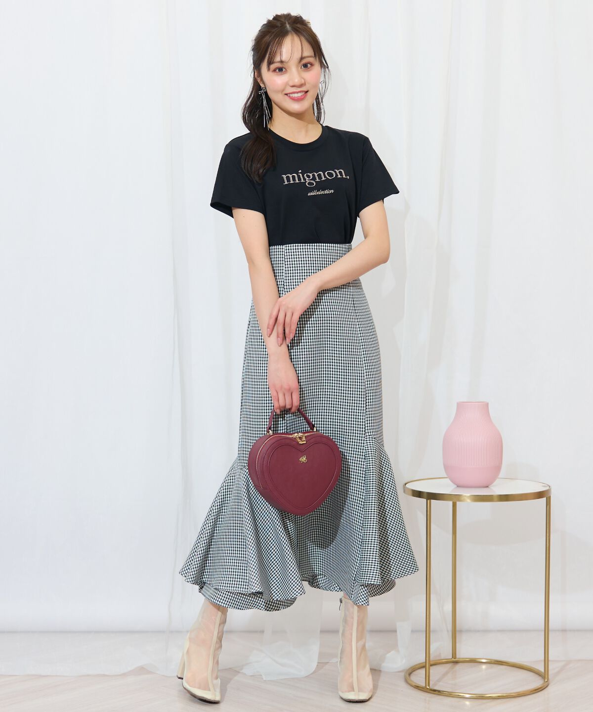 WILLSELECTION「ロゴ刺繍クルーネックTシャツ」|Tシャツ・カットソー|