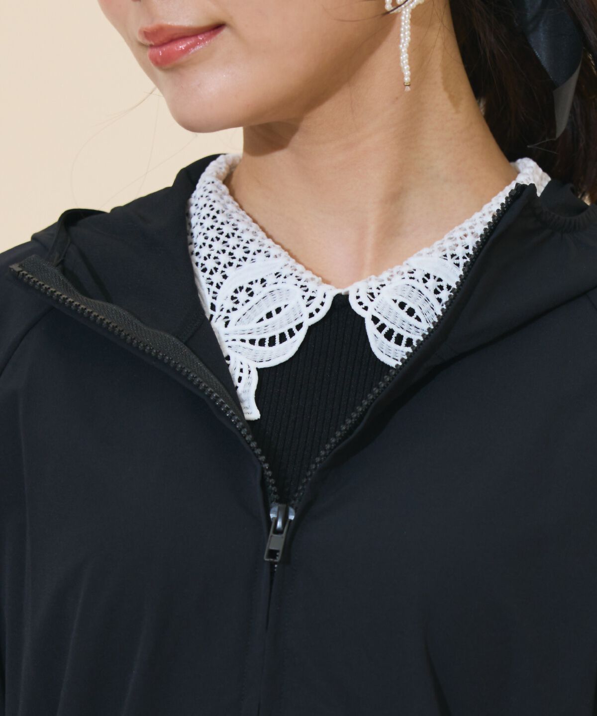 WILLSELECTION「UVカットペプラムブルゾン」|ブルゾン・スタジャン|