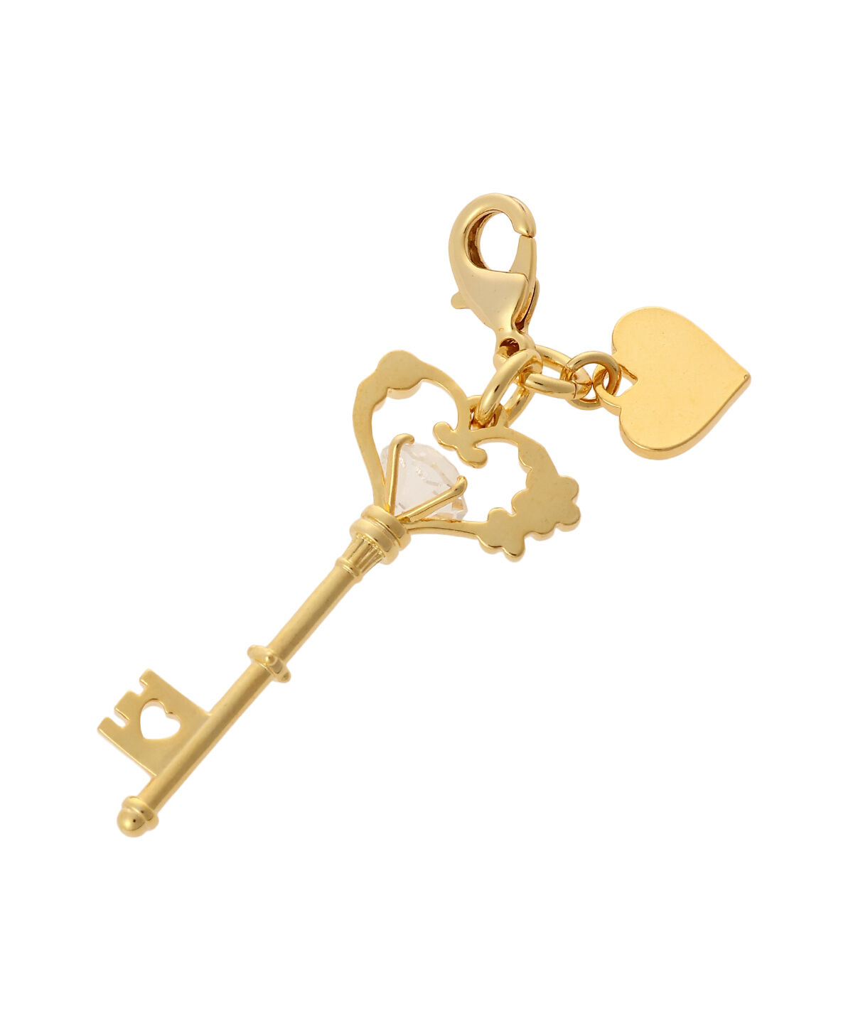 Samantha Thavasa Petit Choice「ダイヤハートファスナーチャーム」|チャーム・キーホルダー|