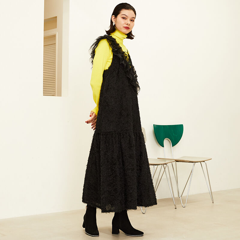 ORiental TRaffic「グリッターラインキルティングブーツ/31435」|ショートブーツ|